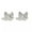 2 Silver, variant on Bow Earrings Statement Stud Nail Earring Piercing Ear Accessories Party Gifts-1 Gold