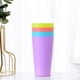 thumbnail image 3 of 8 vasos de plástico reutilizables, vasos de agua coloridos sin tapa para niños pequeños, 3 of 4