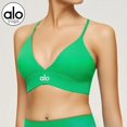 thumbnail image 3 of Sujetador deportivo sexy con escote en V para mujer de Alo, top de yoga triangular para correr con almohadilla para el pecho desmontable, ropa interior de fitness, 3 of 5