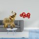 thumbnail image 2 of Escultura De Resina Con Forma De Elefante Para La Bendición Del Hogar, Ideal Para El Festival De Primavera, Decoración Del Año Nuevo Chino, Adorno De Abanico De Papel Para Estante,, 2 of 8
