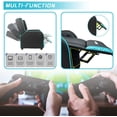 thumbnail image 4 of PUKAMI Gaming Recliner Chair for Adults 400lbs Racing Style Sofa Big and Tall PU Leather Recliner Seating Modern Ergonomic Lounge Recliner Chair Comfortable Home Movie Theater for Living Room, 4 of 7