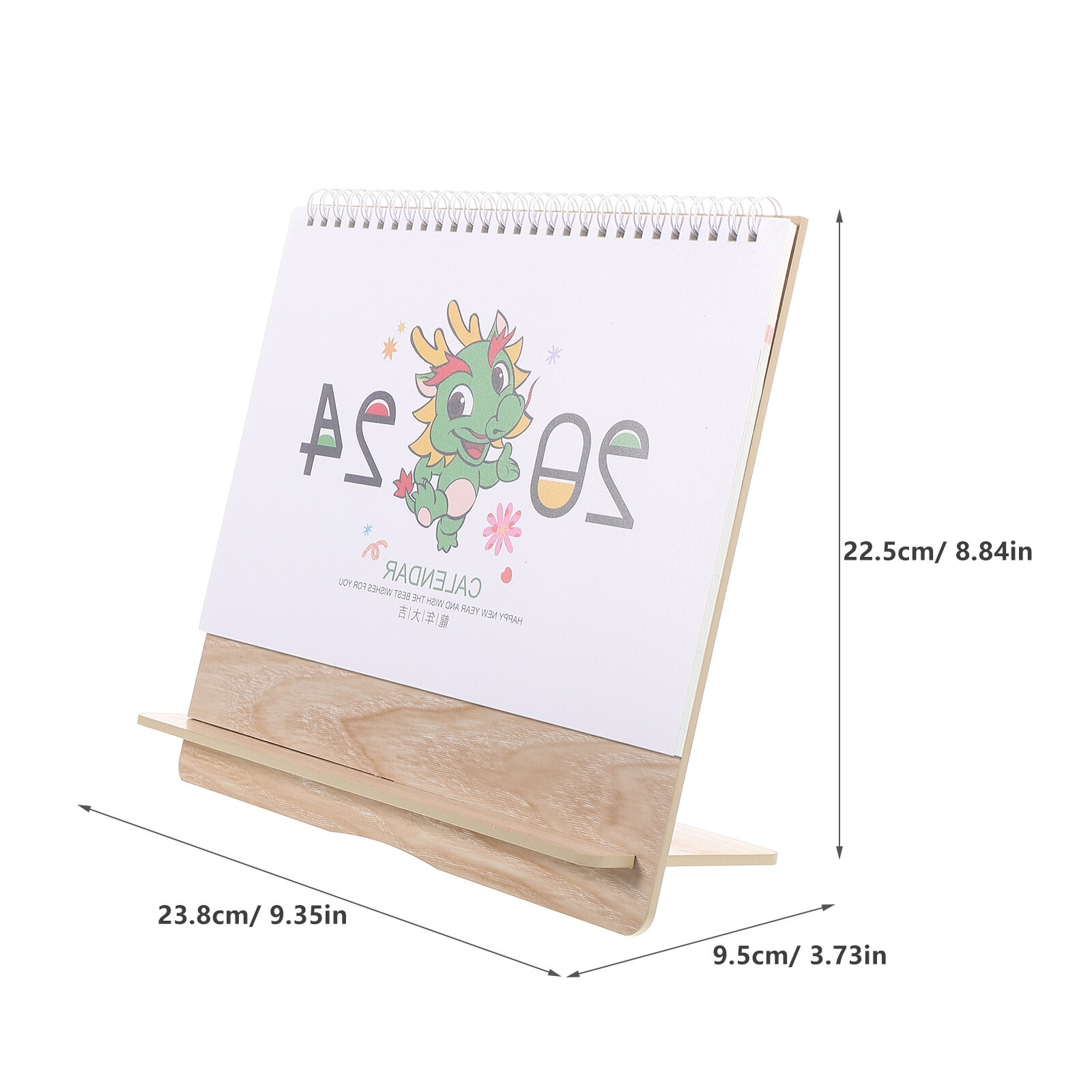 Decorative Desk Calendars 2024 Flip Calendar Standing Desk Calendar for