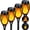 Yellow, variant on Solar Lights Outdoor, Upgraded  Purple Solar Torch Lights Outdoor Flickering Flame for Garden Decor, Waterproof Outdoor Lights Solar Powered, Tiki Torches for Outside Yard Pathway Decor
