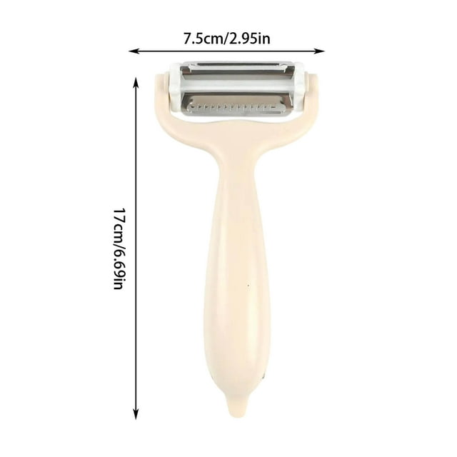 Stainless Steel Swivel Peeler 3-in-1 Multi Functional Kitchen Tool with Rotating Blade, Potato Eye Remover, Ergonomic Grip for Fruits Vegetables