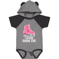 thumbnail image 3 of Inktastic Skate Future Skating Star Girls Girls Baby Bodysuit, 3 of 5