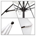 thumbnail image 3 of California Umbrella Venture 9' White Market Umbrella in Granite, 3 of 4