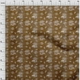 thumbnail image 4 of oneOone Cotton Flex Light Brown Fabric Floral & Craft Projects Decor Fabric Printed By The Yard 40 Inch Wide, 4 of 5