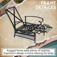 thumbnail image 5 of Suncrown Outdoor Recliner Adjustable Metal Chaise Lounge with Removable Cushions, Set of 2 Red, 5 of 7