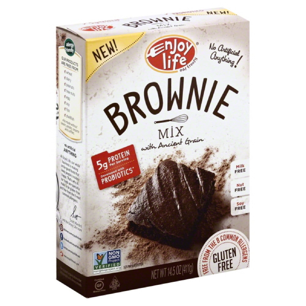 Enjoy Life, Baking Mixes, Mix Brownie Gf, 14.5 Oz (Pack Of 6) Walmart