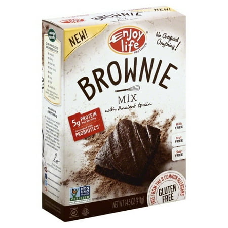 Mix Baking Mixes - Enjoy Life, Baking Mixes, Mix Brownie Gf, 14.5 Oz (Pack Of 6)