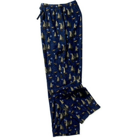 Faded Glory - Big Men's Fleece Pajama Pants, Size 2XL