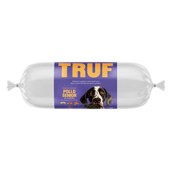 Alimento Natural para Perro Truf Senior Todas las Razas Pollo al Horno 500 g
