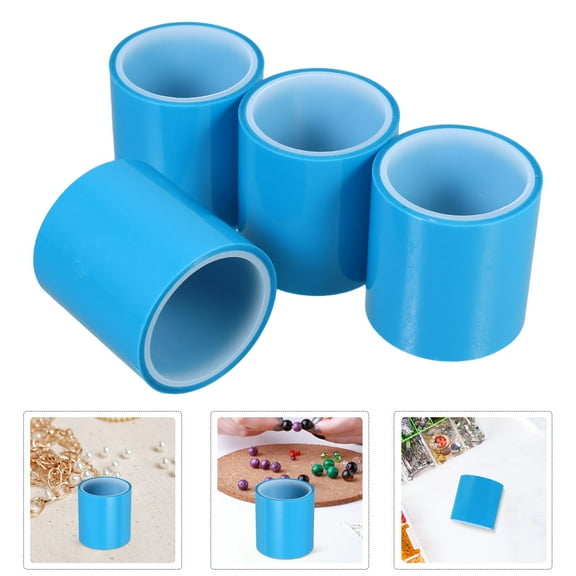 KONTONTY 4 Rolls Of Resin Tape Craft Supply Seamless Uv Tape Epoxy Resin Tool Seamless Sticky Tape For Jewelry Bezels Diy Craft Tape
