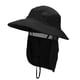 thumbnail image 1 of Sombrero para el sol Cuello con solapa Sombrero de malla Cordón ajustable para la barbilla Sombrero de pesca informal Sombrero de cubo para niñas Negro Fernando Sombrero de pescador de ala ancha, 1 of 8