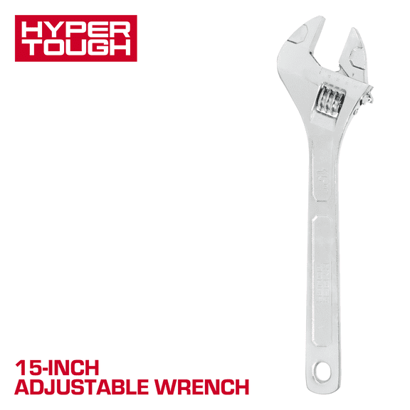 Hyper Tough 15-inch Adjustable Wrench