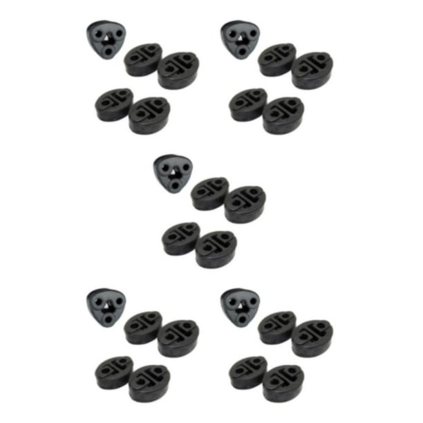 Scienceny 5x Kit de montaje de caucho negro para vehículos: accesorios de rendimiento duraderos y confiables para vehículos negro Type2 NO2