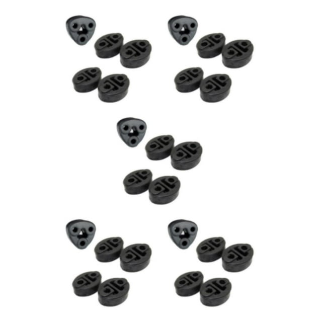 Scienceny 5x Kit de montaje de caucho negro para vehículos: accesorios de rendimiento duraderos y confiables para vehículos negro Type2 NO2