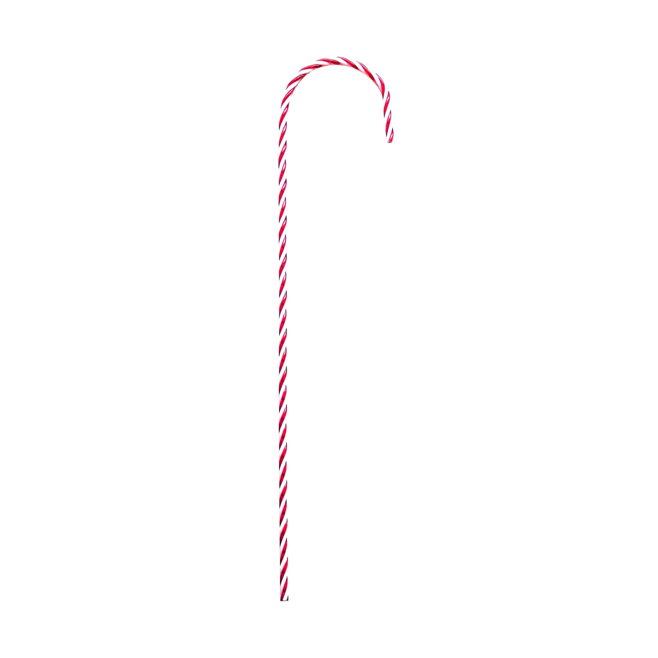 Holiday Time Twisty Candy Cane Christmas Yard Stake, Red and White, 25"