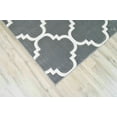 thumbnail image 3 of Planet Rugs Modern Area Rug, 6'6" x 6'6" Round, Gray, Fade Resistant, 3 of 5