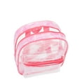 thumbnail image 4 of Wonder Nation Children's Pink Swirl Clear Backpack and Accessories Set, 100-Piece, 4 of 5