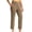 Khaki #18, variant on Pants for Women 7/8 High Waisted Stretch Ankle Pants with 3 Pockets Golf Casual Travel Athletic Work Trousers