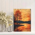 thumbnail image 2 of Qisvanset Framed Canvas Wall Art 12x16 Inch Ecclesiastes Beautiful Creation Fall Bible Art, 2 of 5