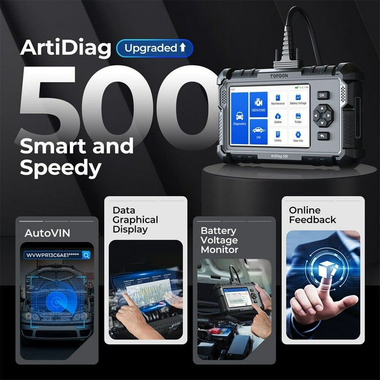OBD2診断機　TOPDON ArtDiag500S TOPDON ArtiDiag500 OBD2 Scanner Car Diagnostic Tool Engine