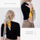 thumbnail image 5 of Bufanda de seda de morera para el cuello, bufanda cuadrada de 21 "x 21", bufanda para la cabeza, bufanda para el cuello, bufandas cuadradas pequeñas para mujer, 5 of 5
