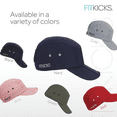 thumbnail image 5 of FITKICKS Folding Cap Comfortable Adjustable Ball Cap UPF 50+ Sun Cap, Navy (Unisex), 5 of 7