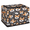 Multicolor 1, variant on CURLYOOT Dinosaur Bones Tyrannosauru Storage Bin With Zipper Lid, Foldable Clothes Organizer Lidded Storage Baskets, Rectangular Box Closet Shelf Organizer