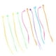 thumbnail image 4 of 12 extensiones de cabello trenzado para niñas, con bonitos accesorios, con broches y personalidad fresca, para el cabello (colores surtidos), 4 of 6