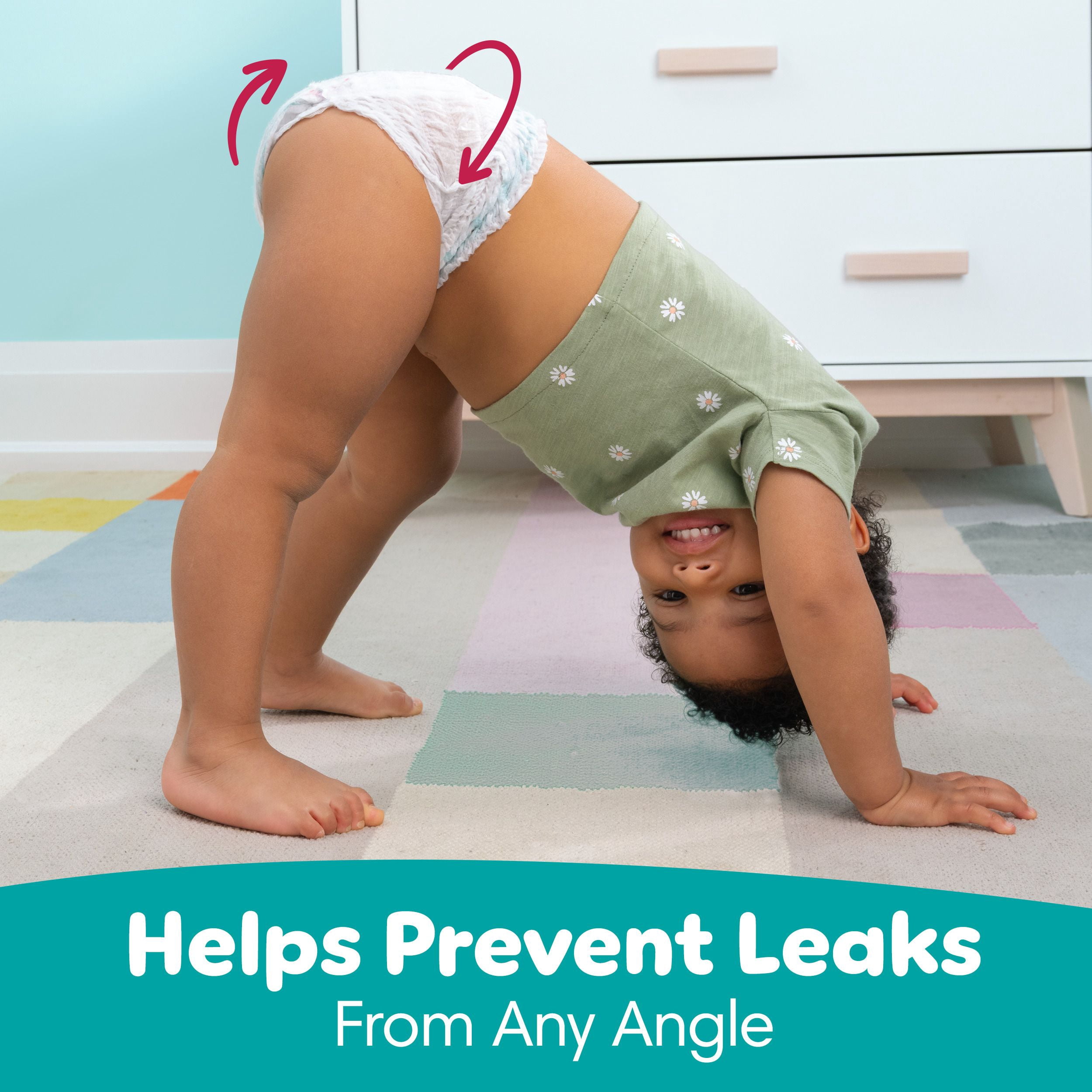 Pampers Diapers - Cruisers 360° - Size 4, 21 Count, up to 100% Leakproof Fit, Designed for Active Babies, Pull On Diaper, EZ Off Tabs Designed for Easy Changes