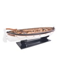 thumbnail image 3 of HomeRoots 401896 6 in. RMS Titanic Lifeboat Hand Painted Decorative Boat, Brown & White, 3 of 3