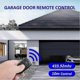 thumbnail image 3 of 2pcs remote control Garage Door 433.92Mhz for Gate Control Key Fob Replacement Electric, 3 of 5