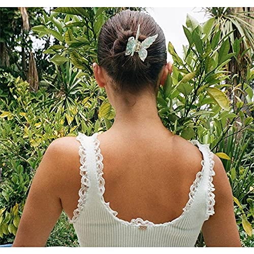 Travelwant Butterfly Acetate Hair Clips Tortoise Barrettes Claw Clips  No-Slip Grip French Design Hair Jaw Clips Clamp Small Hair Accessories for  Women Girls 