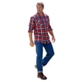 thumbnail image 3 of Atlas For Men Mens Checked Flannel Shirt, 3 of 3
