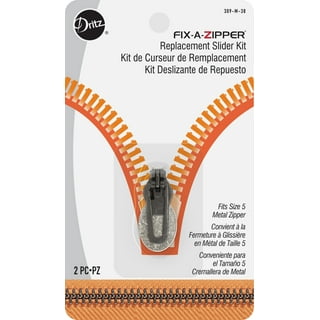 FixNZip® Zipper Repair Kit - Replacement Zip Slider Puller - No Tools or  Sewing