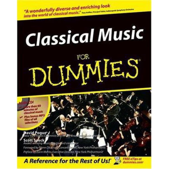 Pre-Owned Classical Music for Dummies (Paperback) 0764550098 9780764550096