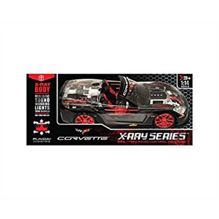 Corvette Earring - X Ray Racer Rc Full Function Corvette - Black And Red - 1:14