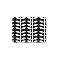 thumbnail image 3 of Black and White Leaf Pattern Diatomaceous Earth Water Absorbent Mat, Anti-Slip Rubber Backing, 15.7" x 11.8", 3 of 11