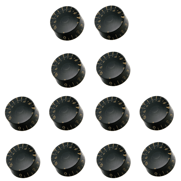 4 Uds. Tapa Perilla Guitarra Eléctrica Botón Tono Volumen para EPI LP ()