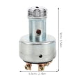 thumbnail image 2 of FONWILYO 1Set Universal Ignition Switch with Key for Excavator Agricultural Vehicle Silver Durable Replacement, 2 of 6