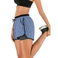 thumbnail image 4 of 2-in-1 Running Shorts for Women Athletic Yoga Sport Shorts Elastic Waistband with Pockets, 4 of 6