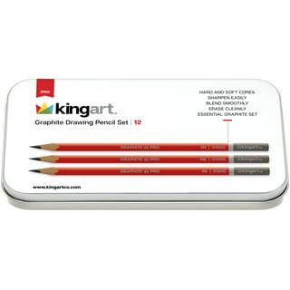 KINGART® Graphite Transfer Paper, 9 X 13, 25 Sheets, Gray Carbon