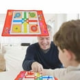 thumbnail image 4 of Non-Woven Fabric Board Game, Ludo Game, Portable For Kids For All Ages, 4 of 8