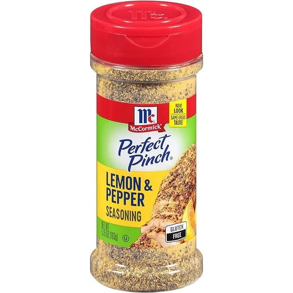 Pack of 1 McCormick Perfect Pinch Lemon & Pepper Seasoning, 5.75 Oz