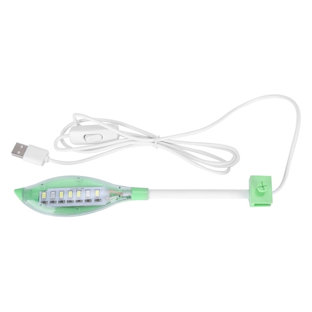 Iluminación para peceras, lámpara de abrazadera para peceras de acuario LED USB profesional, lámpara con clip para peceras, respuesta rápida Jadeshay A