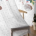 thumbnail image 5 of Bohemian Floral Semi Sheer Curtains 108 Inch Length 2 Panels Set, Retro Abstract Flowers Boho Ethnic Sheer Kitchen Curtain Privacy Voile Window Curtain for Living Room Bedroom Rod Pocket Drapes, 5 of 7