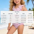 thumbnail image 5 of MKOSPLRT Baby Girl Fashion Swimsuit 3D Flower Backless One Piece Bathing Suit Casual Floral Print Swimwear Beachwear 6M-4Y, 5 of 11