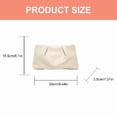 thumbnail image 5 of Modern Wrinkled PU Evening Bag for Women Lightweight Pleated Purse Handbag, 5 of 21